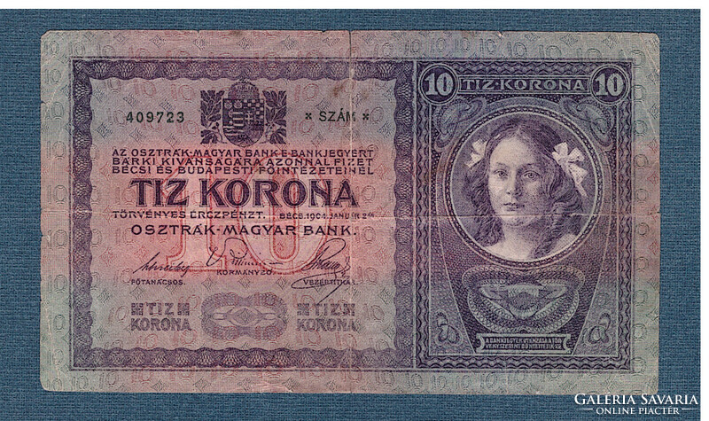 10 Korona 1904 VG
