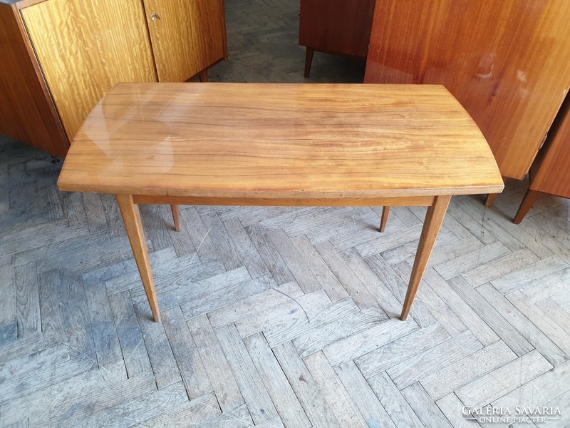 Old retro high-gloss table mid century