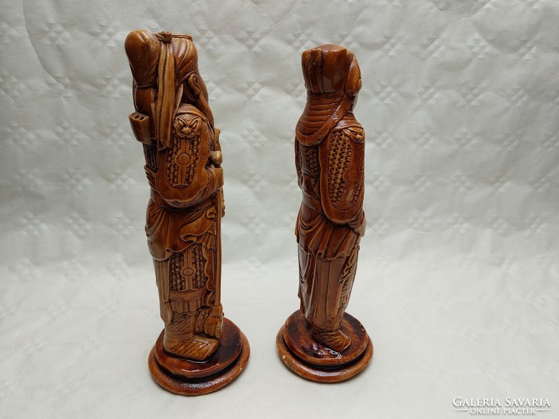 2 ceramic figurines from the East, 25 cm statue