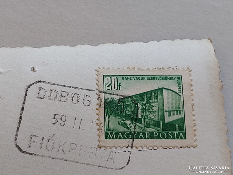 Régi képeslap fotó levelezőlap Dobogókő 1959 Napsugár szálló