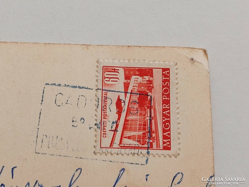 Régi képeslap fotó levelezőlap Gyopárosfürdő Tórészlet
