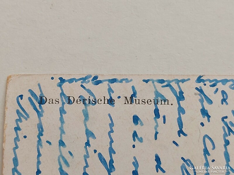 Régi képeslap fotó levelezőlap Debrecen Déri Múzeum