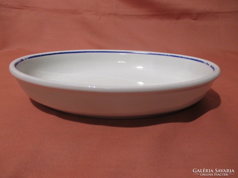 Old zsolnay oval bowl with gelatinous plate