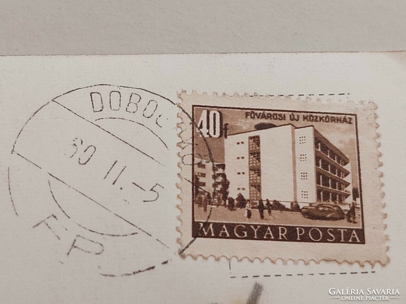 Régi képeslap fotó levelezőlap 1960 Dobogókő üdülő