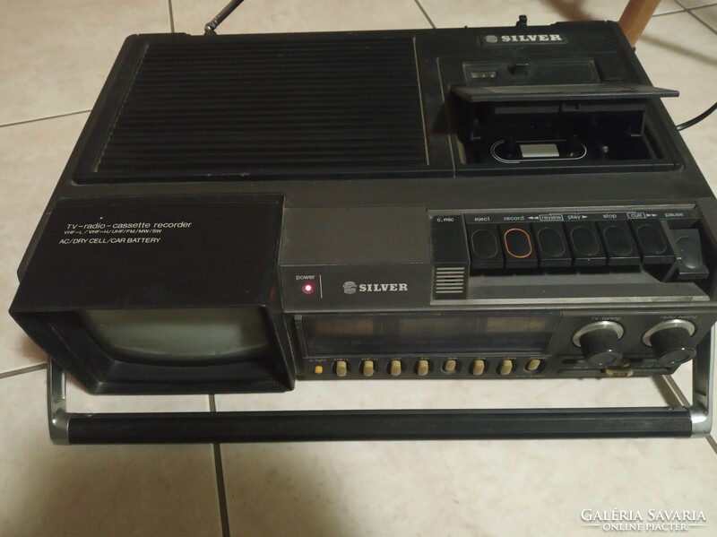 Old retro tv antenna electronic device connector from the 1980s