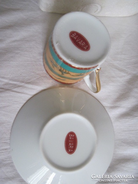 Bavaria coffee cup and small plate set