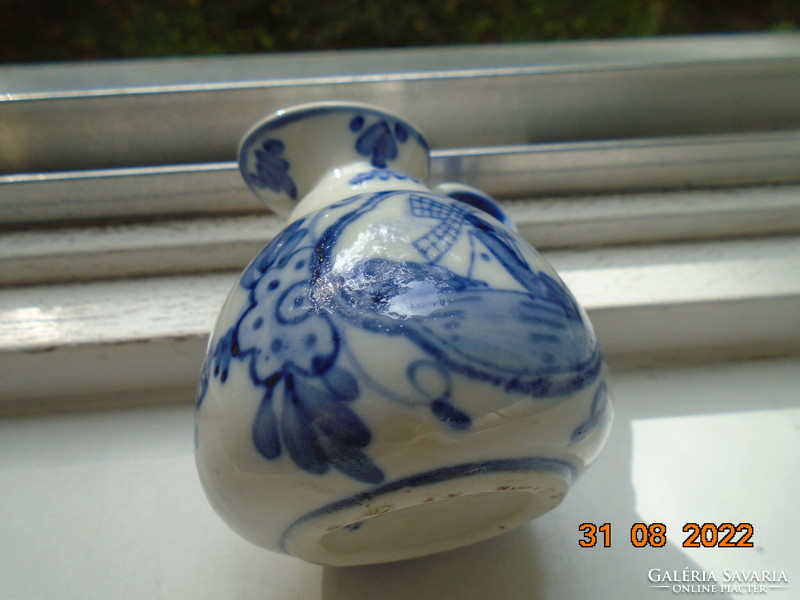 Rare Biedermeier hand painted old delft jug