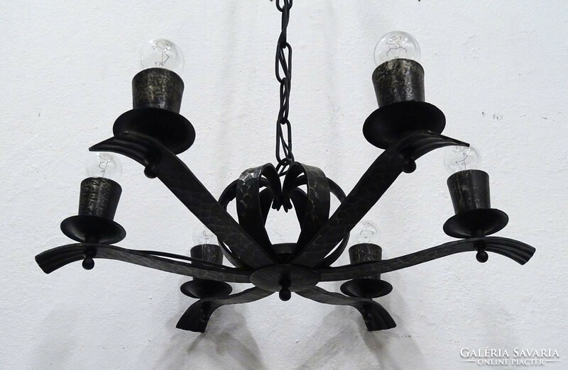 1K366 six-arm wrought iron chandelier 130 x 60 cm