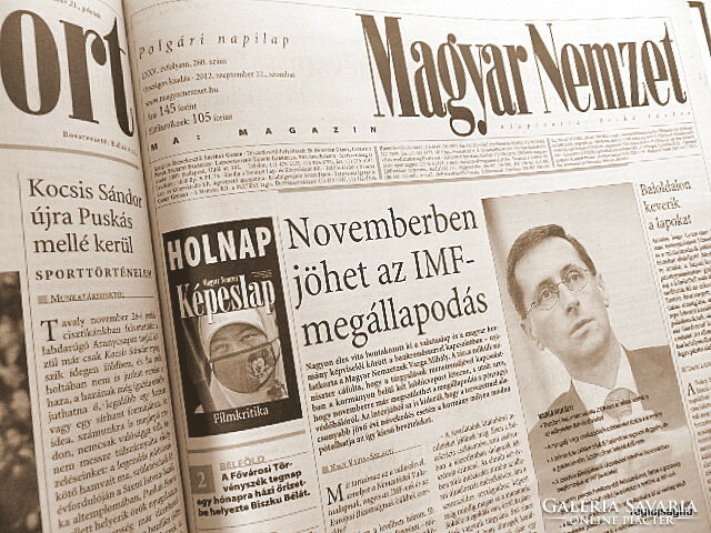 September 22, 2012 / Hungarian nation / birthday!? Original newspaper! No.: 22802