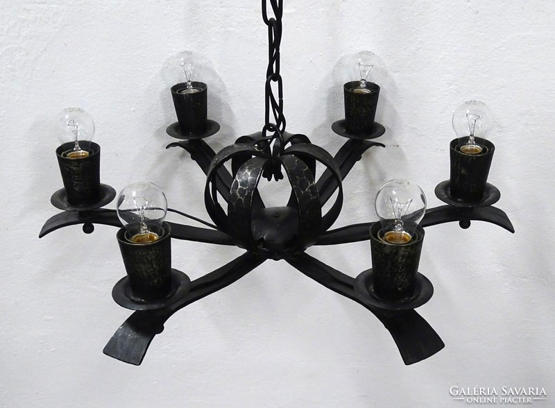 1K366 six-arm wrought iron chandelier 130 x 60 cm