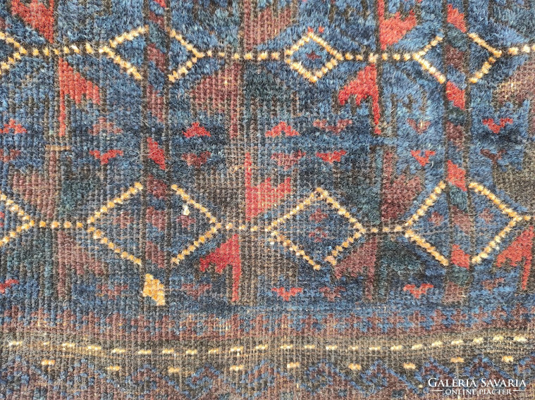 Antik kézi csomózás szőnyeg arab csomózott tevetáska teve táska 5884