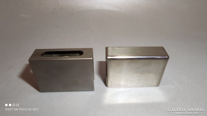 A piece of German metal match holder with pictures, the one on the left in the pictures is sold out. One piece is available