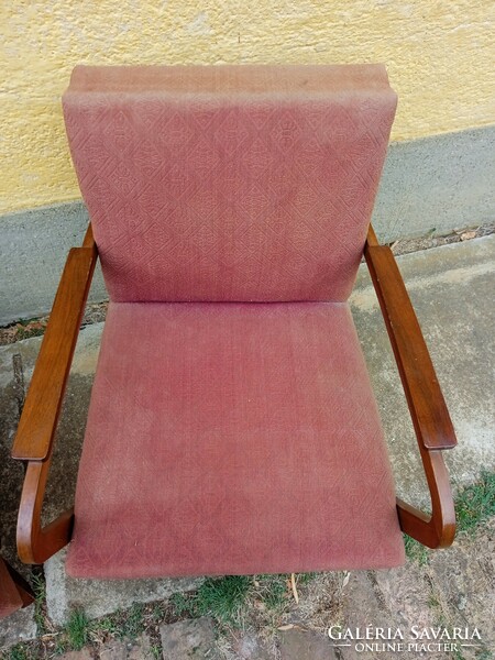 Pair of retro armchairs mid century