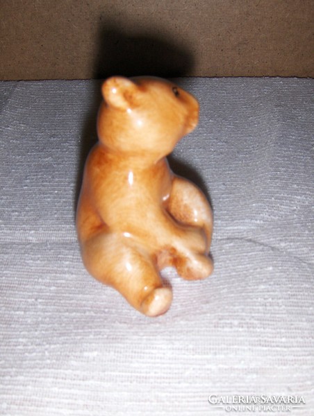 Bodrogkeresztúri kerámia maci medve mackó 7,5 cm (po1)