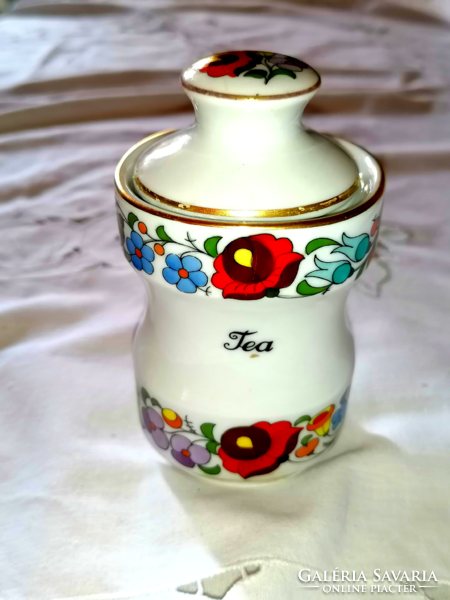 Retro Kalocsa tea holder