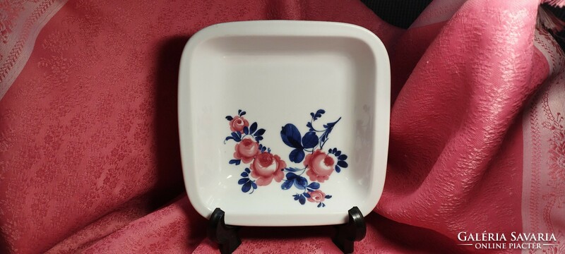 Square porcelain serving bowl, 2 pieces