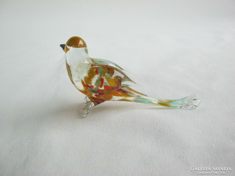 Retro ... Muranoi üveg mini madár