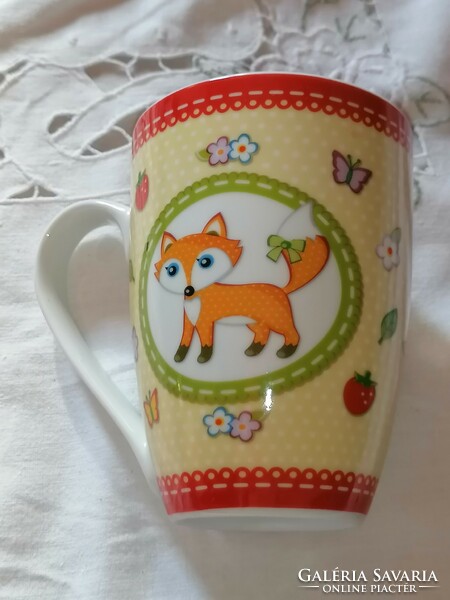 Little fox story mug, cup for children