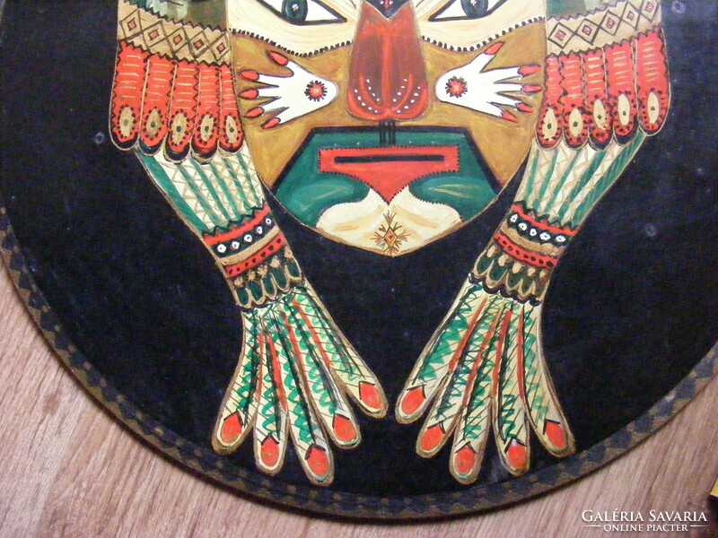Farostra festett azték maya maszk kép