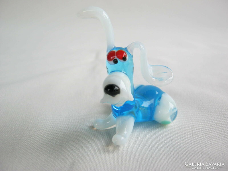 Retro ... Muranoi üveg mini kutya