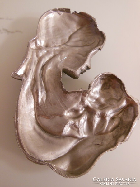 MADONNA - ÖNTVÉNY - ANTIK - 19 x 13 x 2 cm - HIBÁTLAN