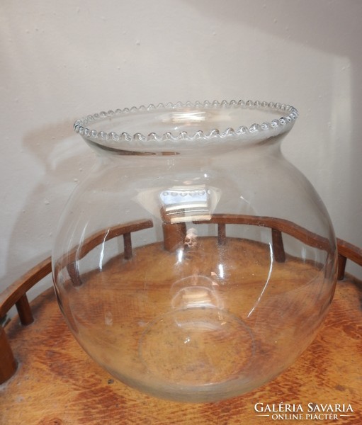 Hatalmas üveg tároló / váza