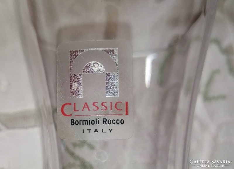 Bormioli rocco italy classic vase 19.5 cm.