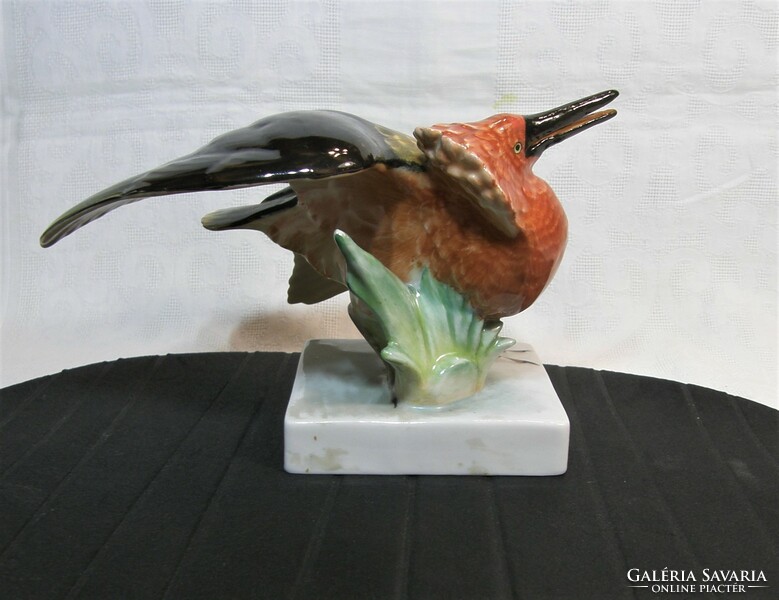 Paradicsommadár - Herendi madár figura