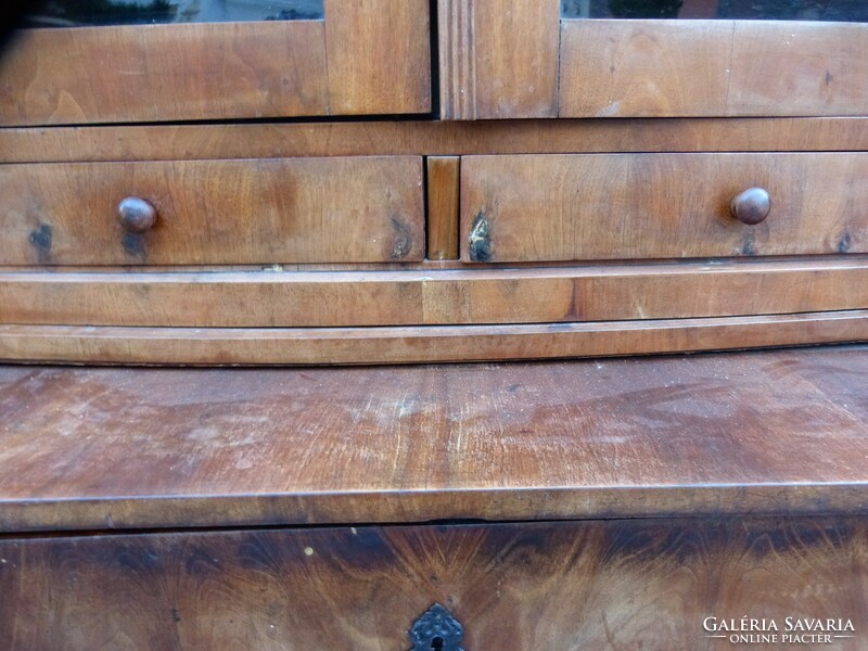 Antique Biedermeier chest of drawers / secretary.
