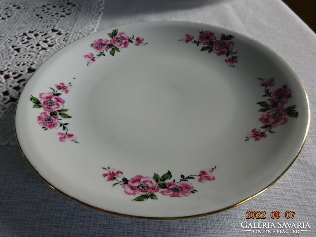Alföldi porcelain small plate, rose pattern, six pieces for sale. He has! Jokai.