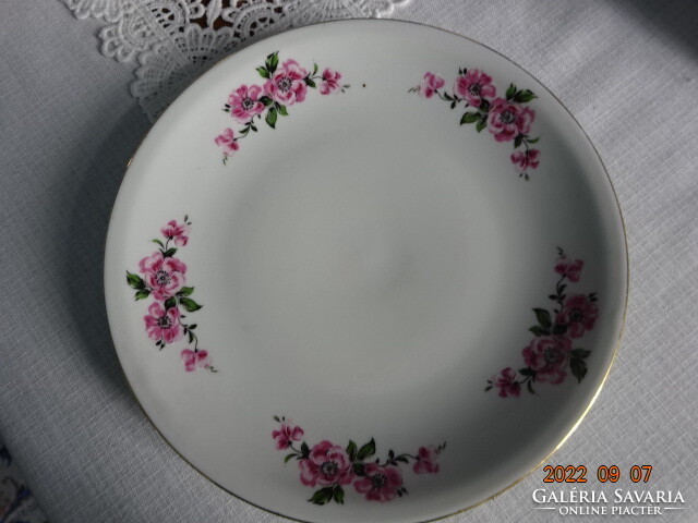 Alföldi porcelain small plate, rose pattern, six pieces for sale. He has! Jokai.