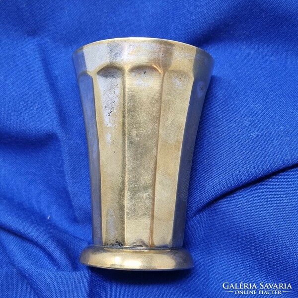 1926 Silver-plated motorsport award cup with enamelled insert - cz