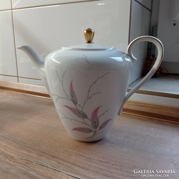 Eschenbach Bavaria  porcelán teás kanna, kiöntő, 1 literes,  17,5 cm magas
