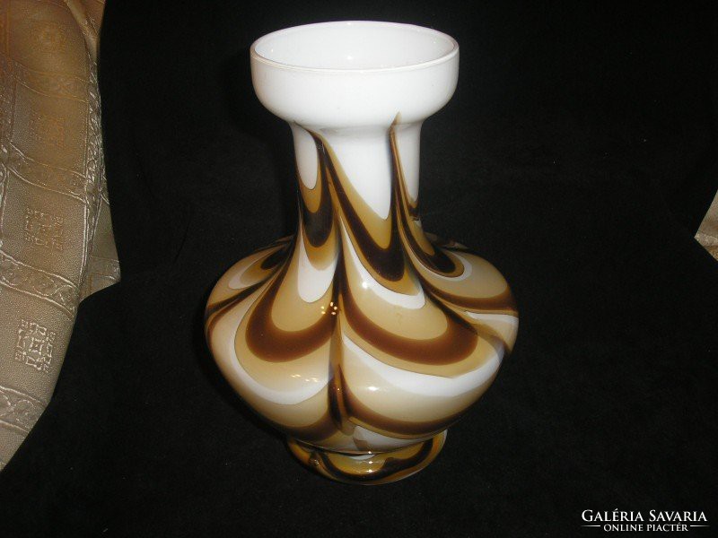 M1-12 ü34 Murano antique vase, opaline florence 24-cm discounted by flawless carlo moretti