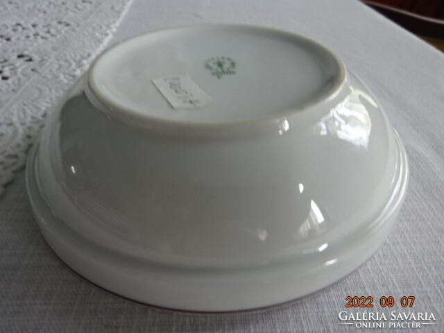 Lilien porcelain Austria, brown striped bowl, diameter 13.5 cm. He has!
