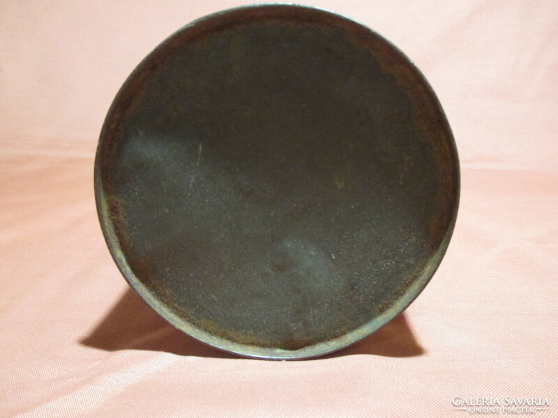 Old sugar box, metal box, spice holder, storage