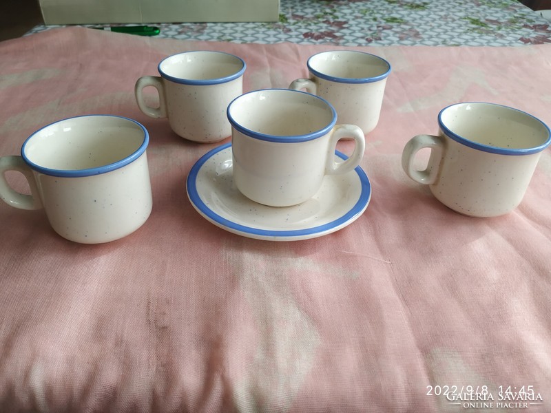Ceramic cup, glass 5 d for sale! Coffee set for sale!
