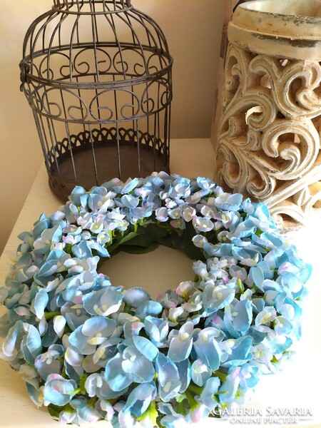 Hydrangea wreath, door decoration, table decoration on sale