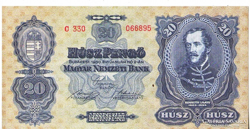 Magyarország 20 pengő REPLIKA 1930  UNC