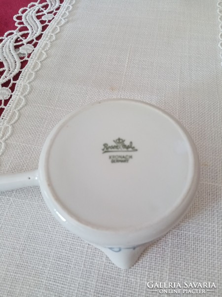 Old, marked German - Rosenthal - porcelain milk - cream pouring jug --- blue white
