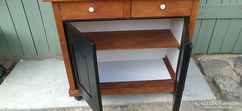 Chest of drawers + shelf or kitchen cabinet