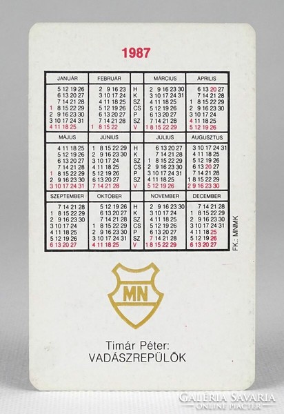 1K203 socréal military card calendar series 1987 15 pieces