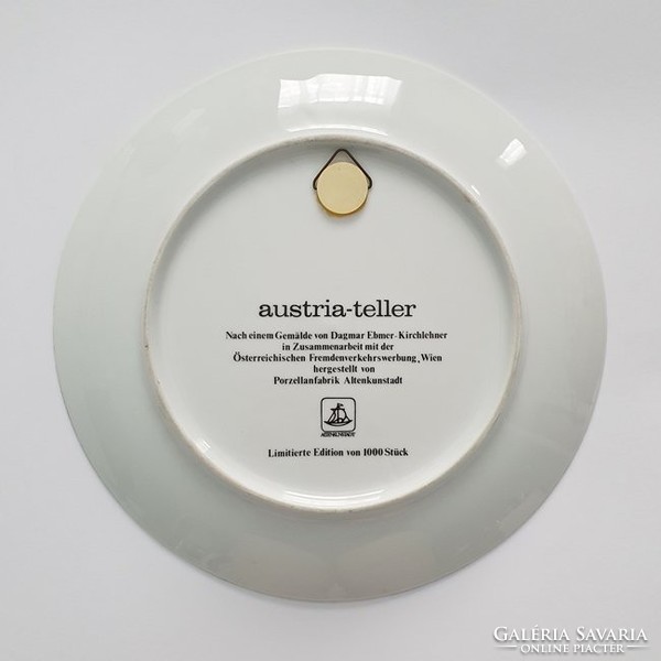 Austrian decorative plate