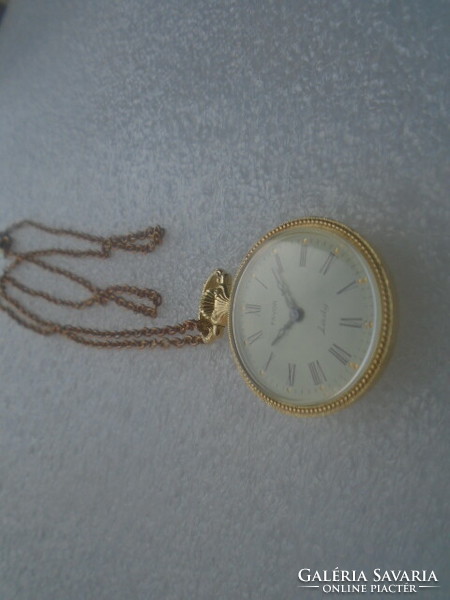 Antique but unused extra luxury women's nun's pocket watch, mechanical, 50s