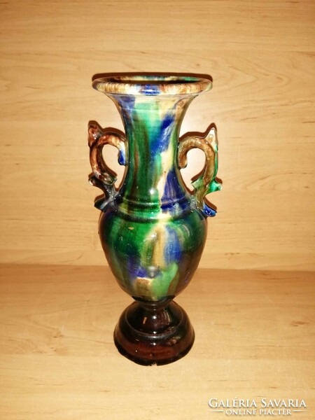 Mezőtúri kerámia váza 23 cm (b)