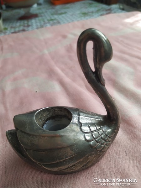Swan candle holder for sale! Metal swan for sale!