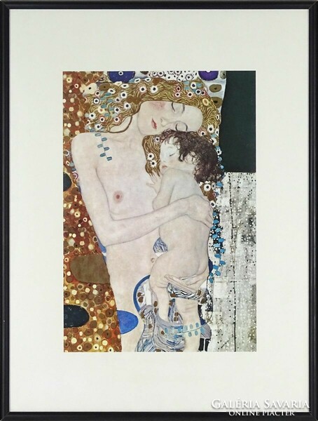 1K414 Gustav Klimt : Anya gyermekével 40.5 x 30.5 cm
