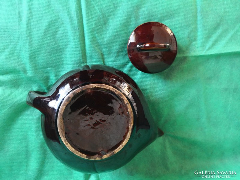 Gorka géza - zsolnay miracle lamp teapot / pourer