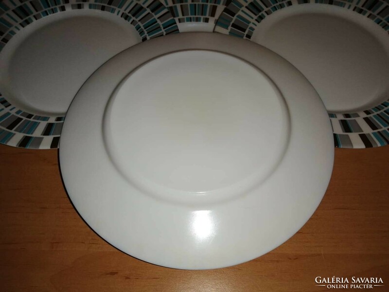 Glass plate set 6 pcs diameter 24 cm (2p)