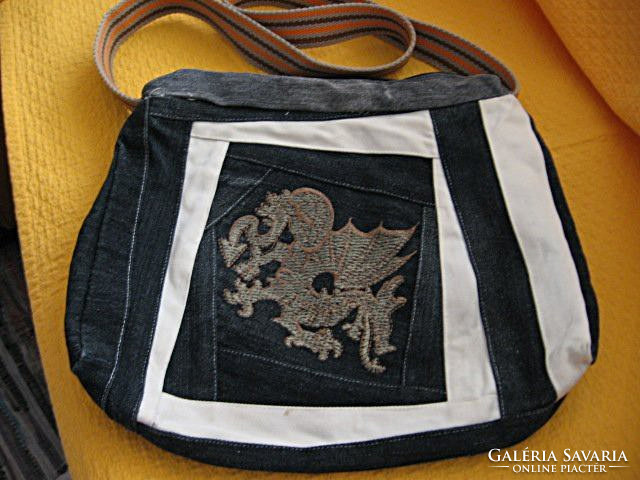 Handcrafted, dragon satchel, bag